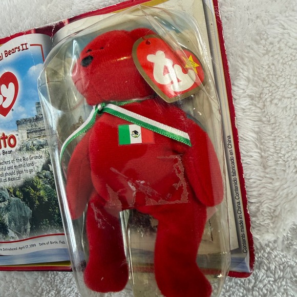 Ty McDonald's Teenie Beanie Babies Osito Mexico Bear International Bears II 1999 - Picture 4 of 10